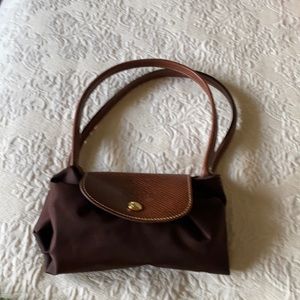 Longchamp medium brown bag